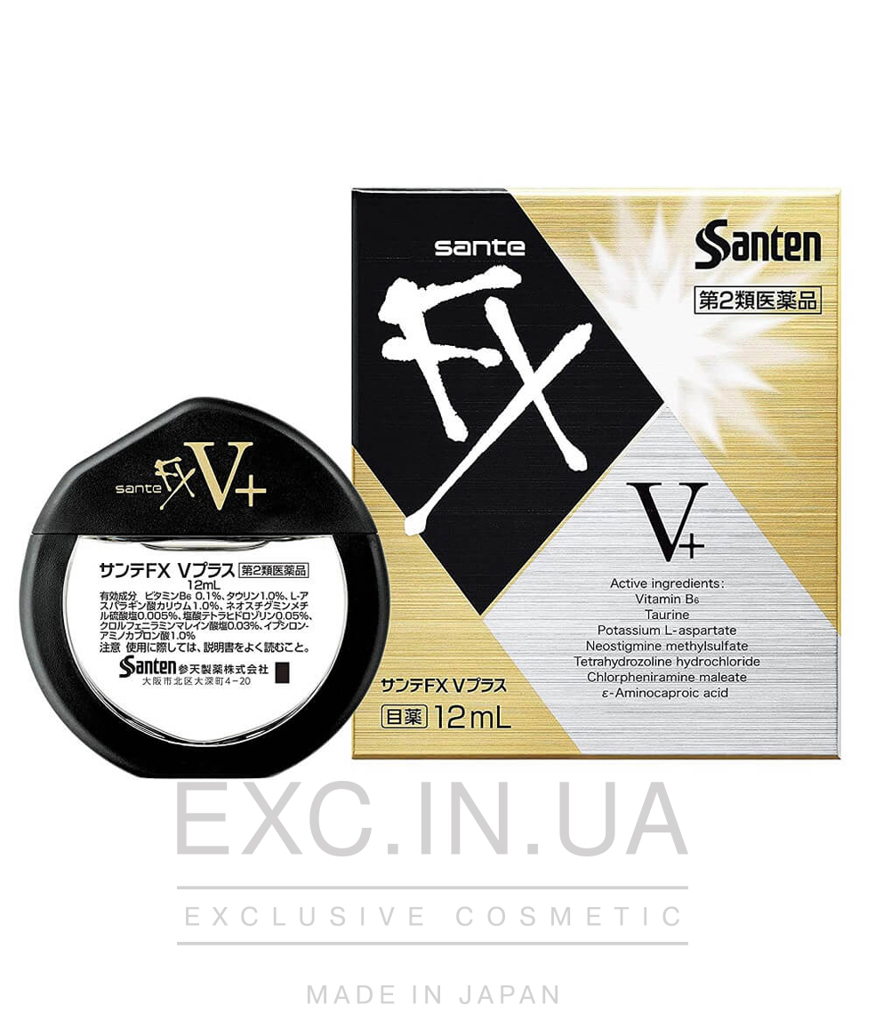 Sante FX V plus  - Капли для глаз с витамином В6 и таурином