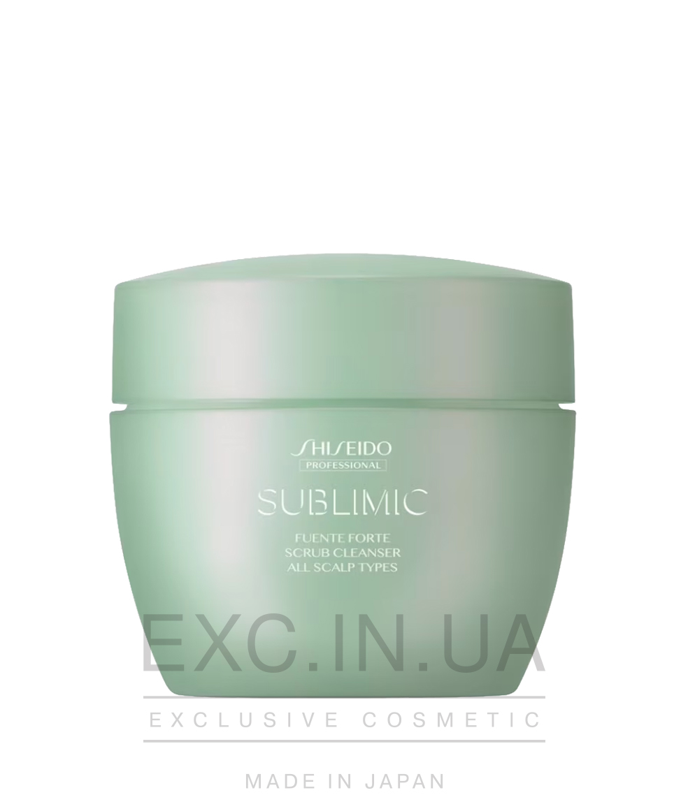 Shiseido Sublimic Fuente Forte Scrub Cleanser (All skin types) - Скраб для глубокого очищения кожи головы 