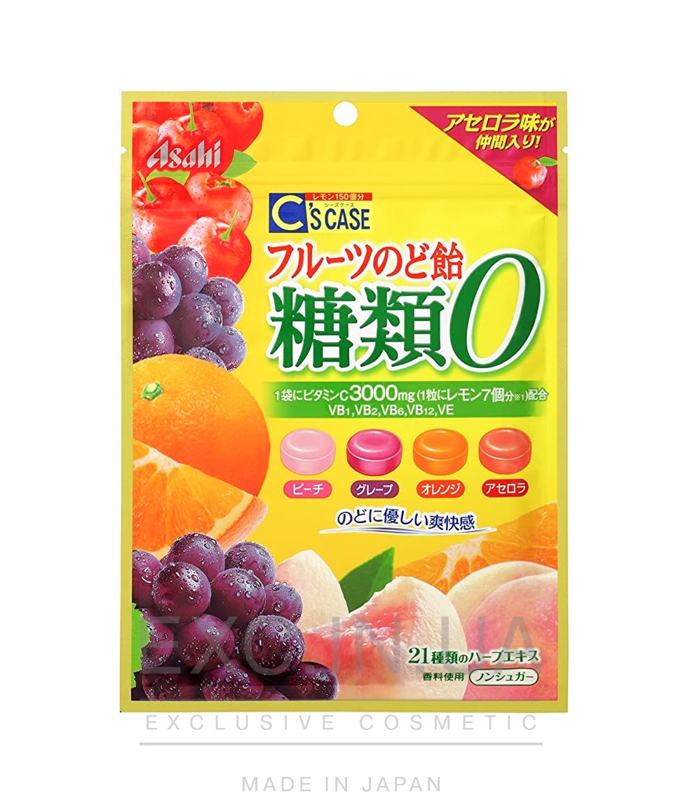 Asahi Fruit Throat Candy  - Фруктовые леденцы с витаминами