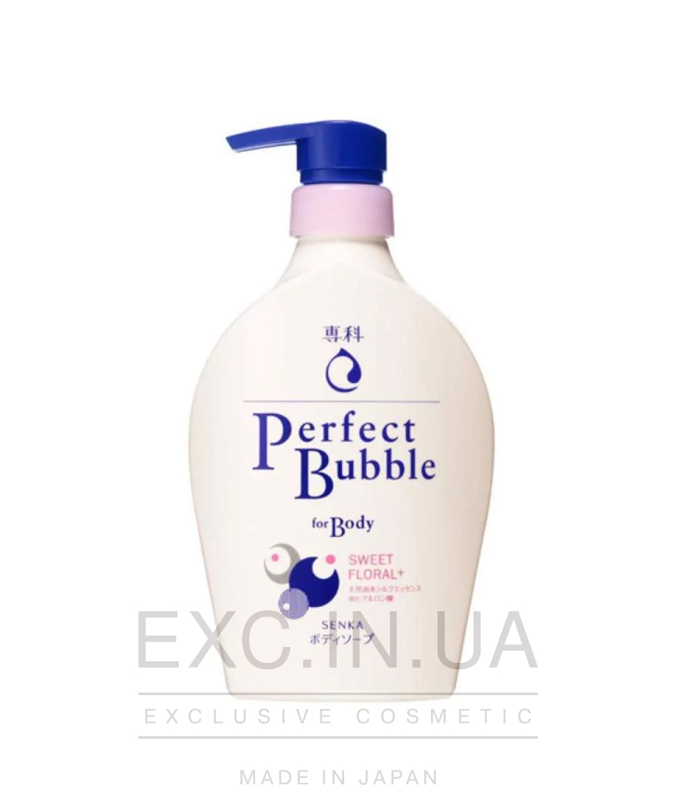 Shiseido Senka Perfect Bubble For Body Sweet Floral  -  Пенка для душа