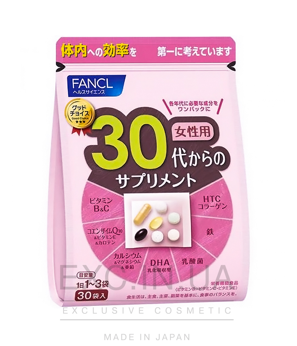 FANCL vitamins 30+ for women - Витамины для женщин после 30 лет