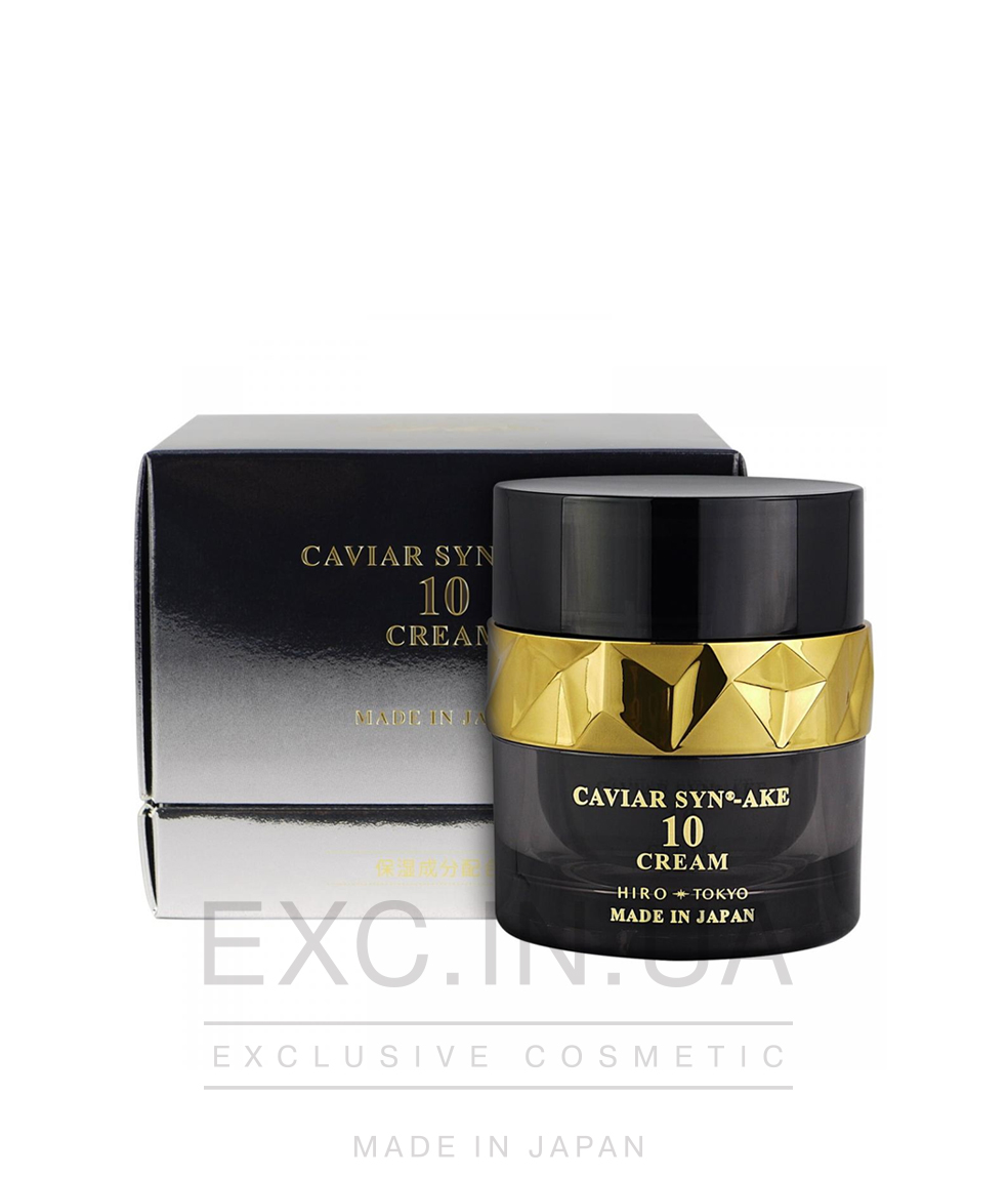 Hirosophy Caviar Syn-Ake 10 Cream  - Омолаживающий крем для лица и шеи