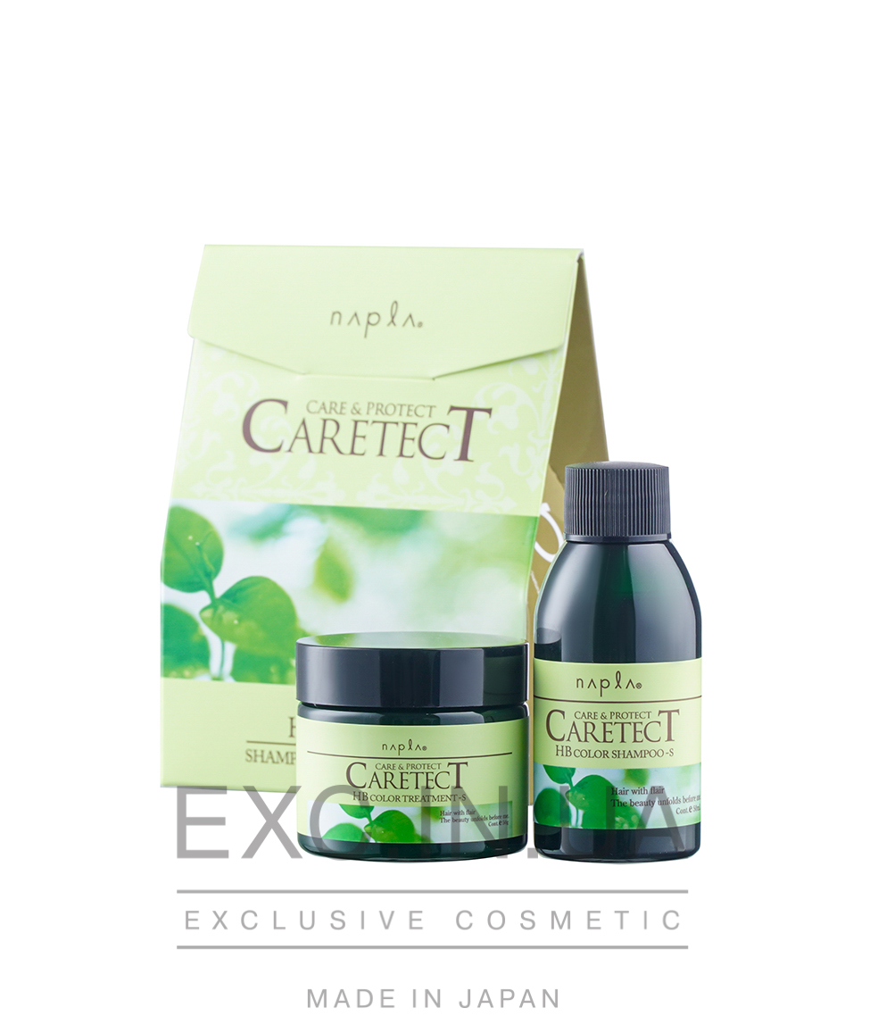 Napla Caretect HB Color Shampoo & Treatment S - Набор для гладкости окрашенных волос