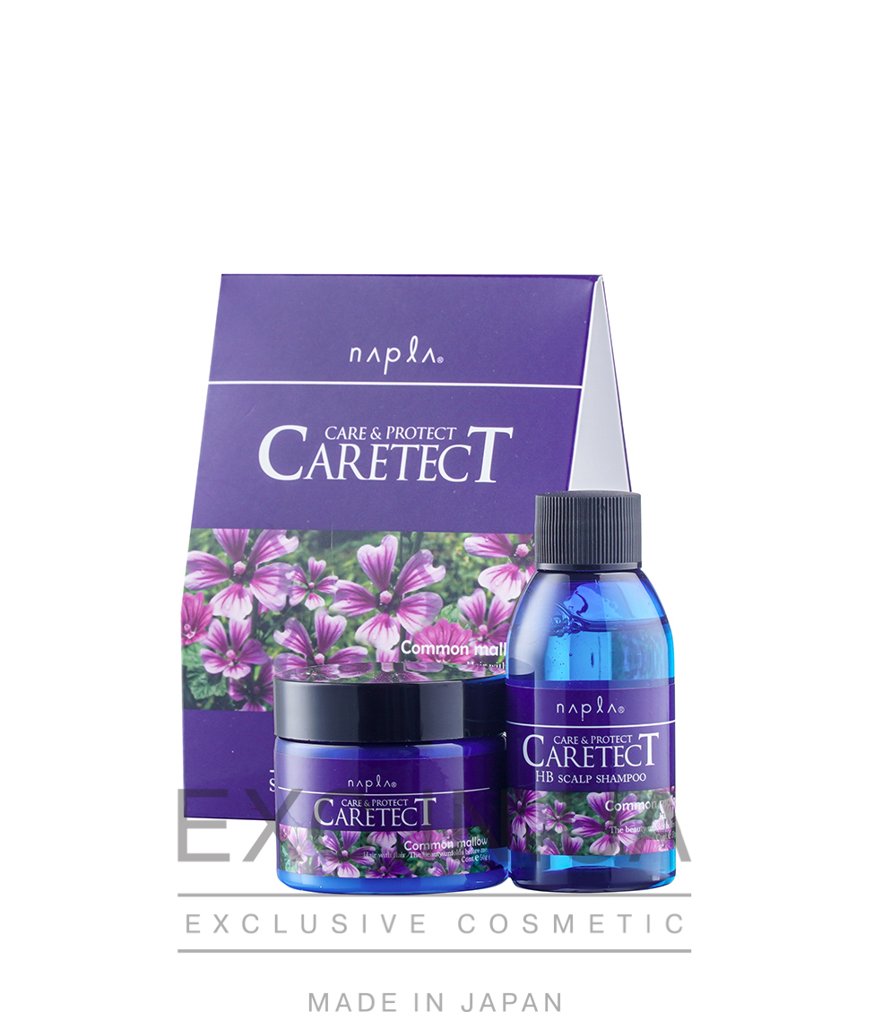 Napla Caretect HB Scalp Shampoo & Scalp Treatment - Набор для проблемной и чувствительной кожи головы