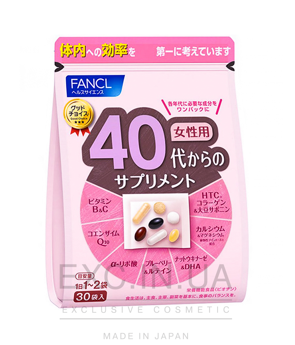 Fancl Vitamins 40+ for woman - Витамины для женщин после 40 лет
