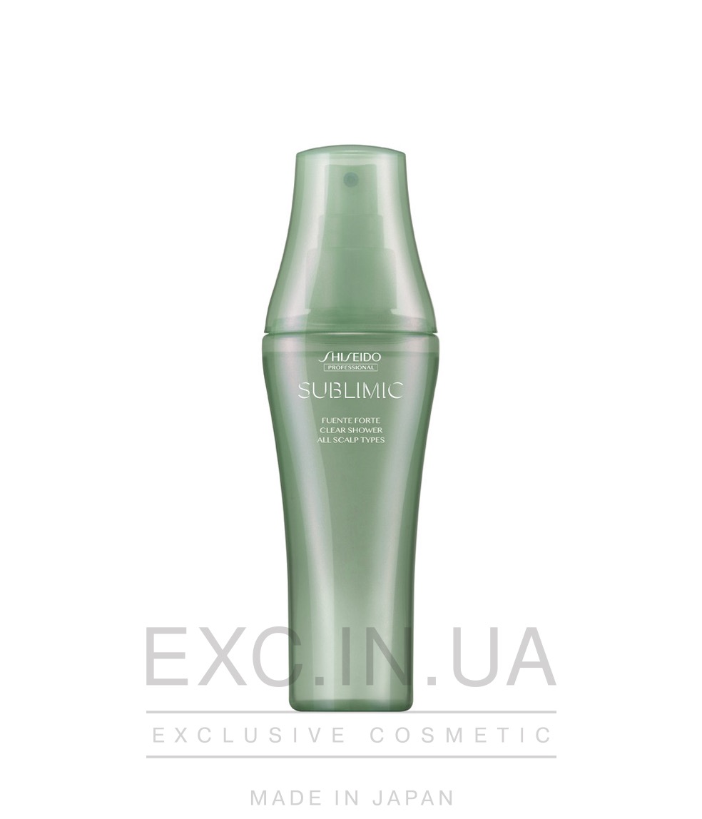 Shiseido Sublimic Fuente Forte Clear Shower  - Сыворотка/сухой шампунь для очищения и освежения кожи головы и волос 