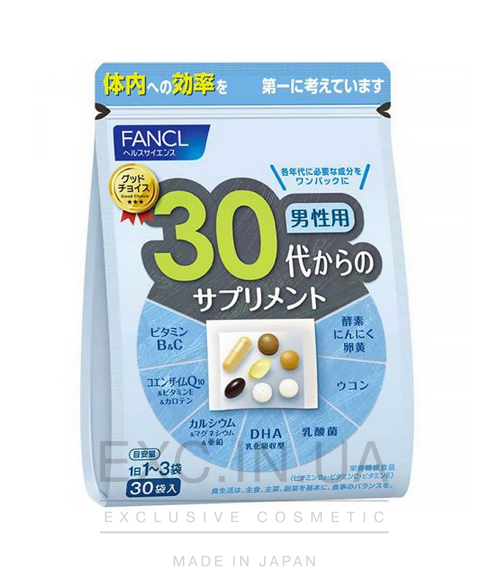 FANCL vitamins 30+ for men - Витамины для мужчин после 30 лет