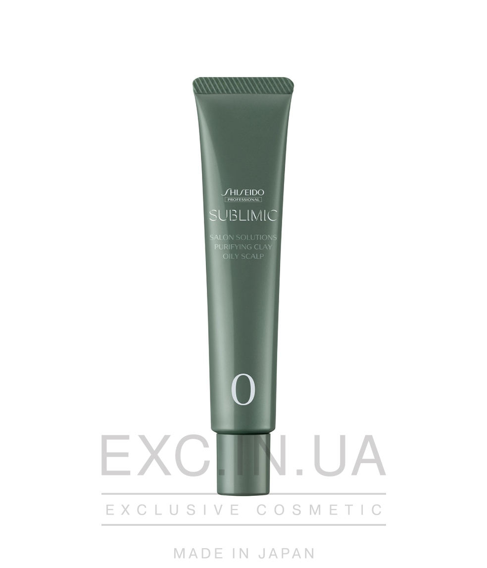 Shiseido Sublimic Purifying Clay oily scalp - Пилинг-маска для жирной кожи головы