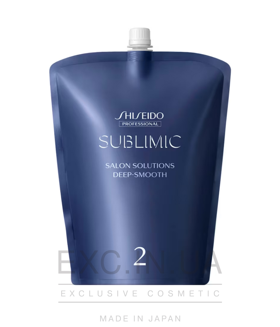 Shiseido Sublimic Salon Solution Deep Smooth - 2-й компонент салонной процедуры Shiseido. Восстанавливающий крем