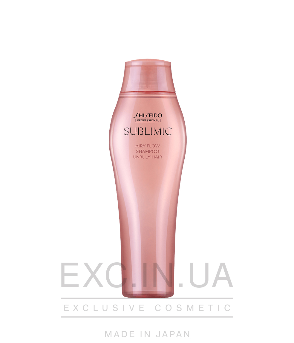 Shiseido Sublimic Airy Flow Shampoo - Шампунь для ухода за волнистыми, пористыми и непослушными волосами