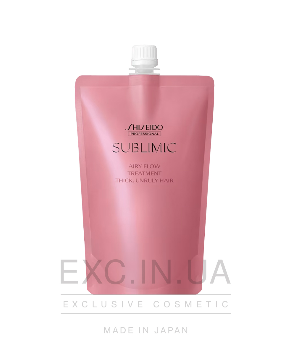 Shiseido Sublimic Airy Flow Treatment (Thick, Unruly Hair) - Бальзам-маска для сухих, пористых и непослушных волос.