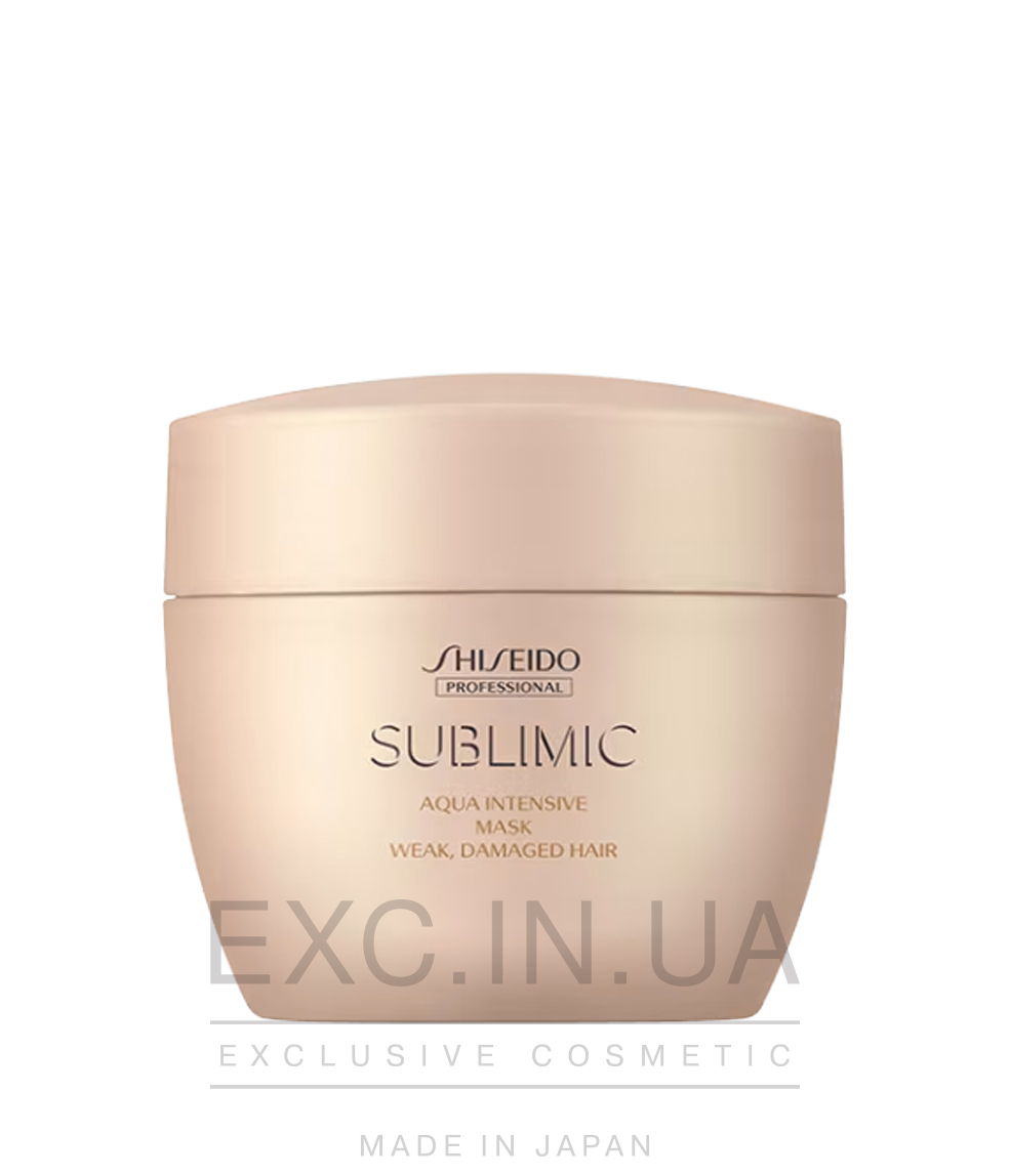 Shiseido Sublimic Aqua Intensive Mask (weak damaged hair) - Восстанавливающая маска для волос