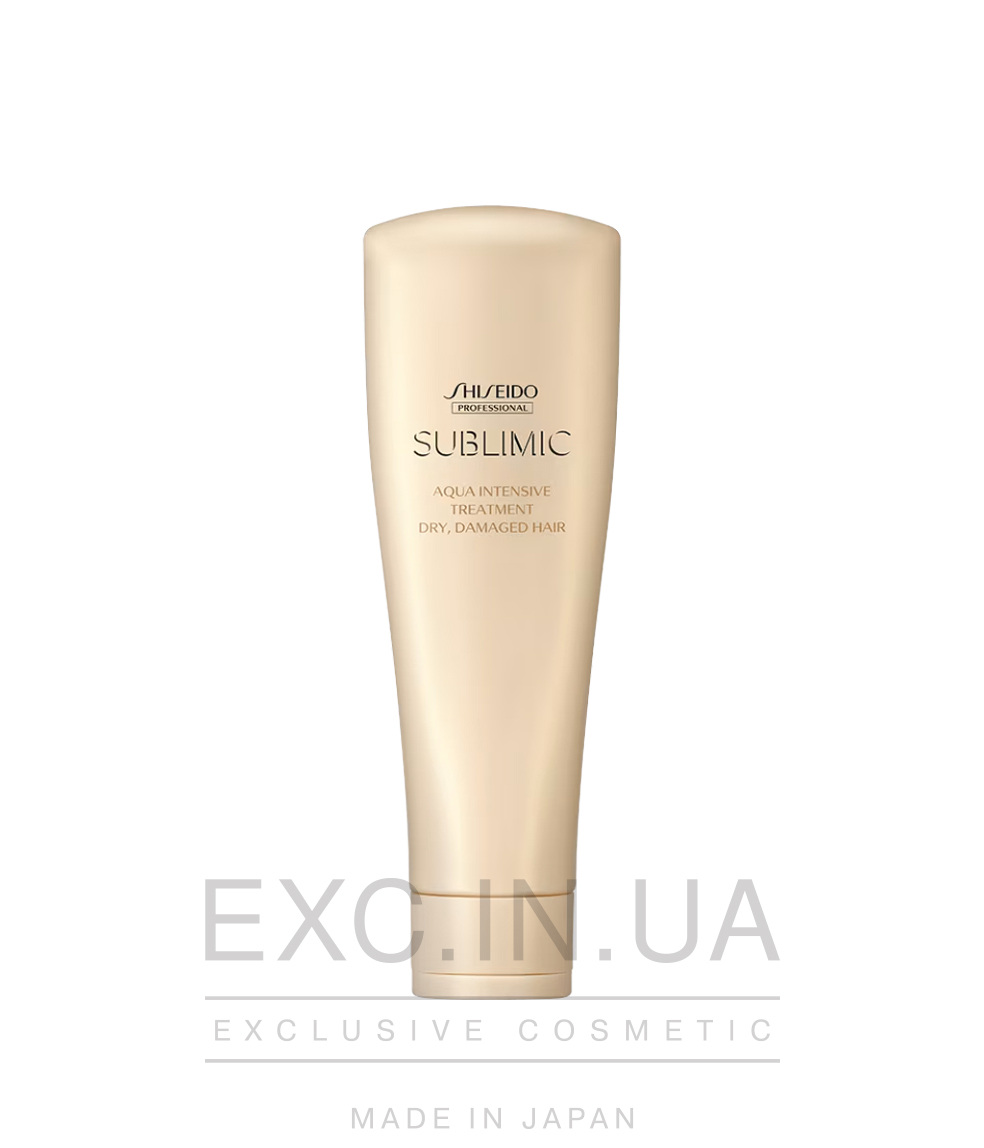 Shiseido Sublimic Aqua Intensive Treatment (dry, damaged hair) - Интенсивная маска для сухих и поврежденных волос