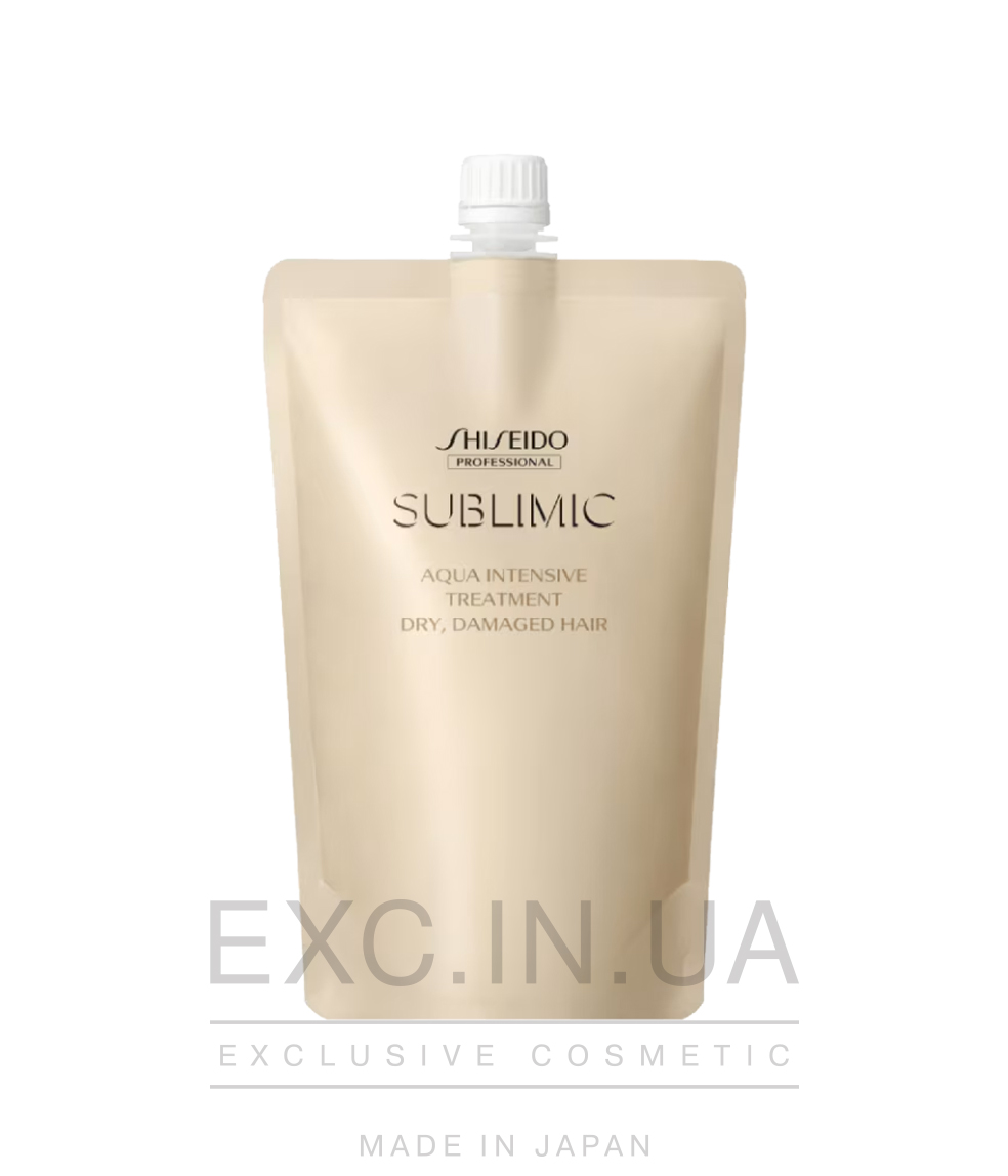 Shiseido Sublimic Aqua Intensive Treatment (dry, damaged hair) - Интенсивная маска для сухих и поврежденных волос