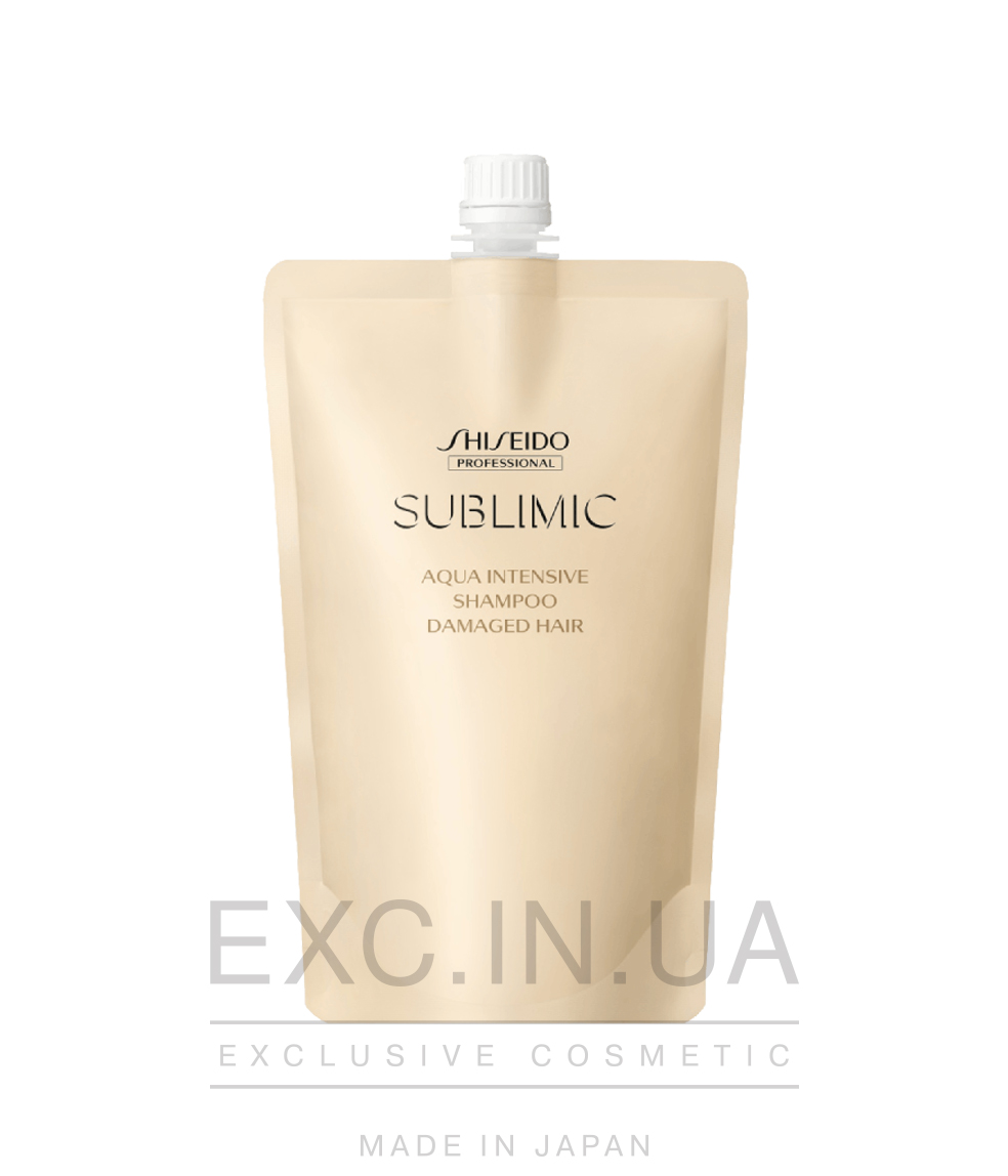 Shiseido Sublimic Aqua Intensive Shampoo - Шампунь для увлажнения поврежденных волос