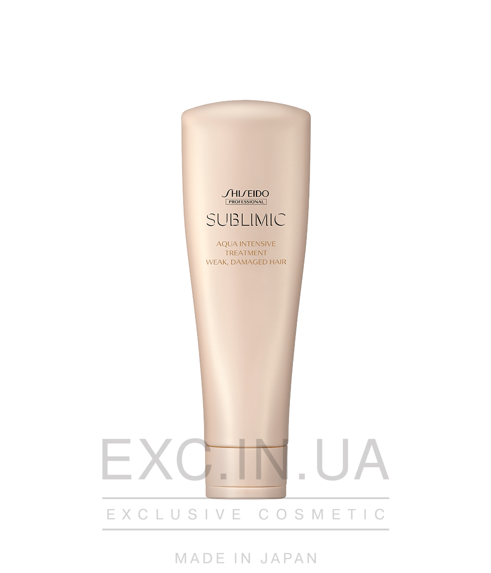 Shiseido Sublimic Aqua intensive treatment (weak, damaged hair) - Маска для восстановления слабых и поврежденных волос