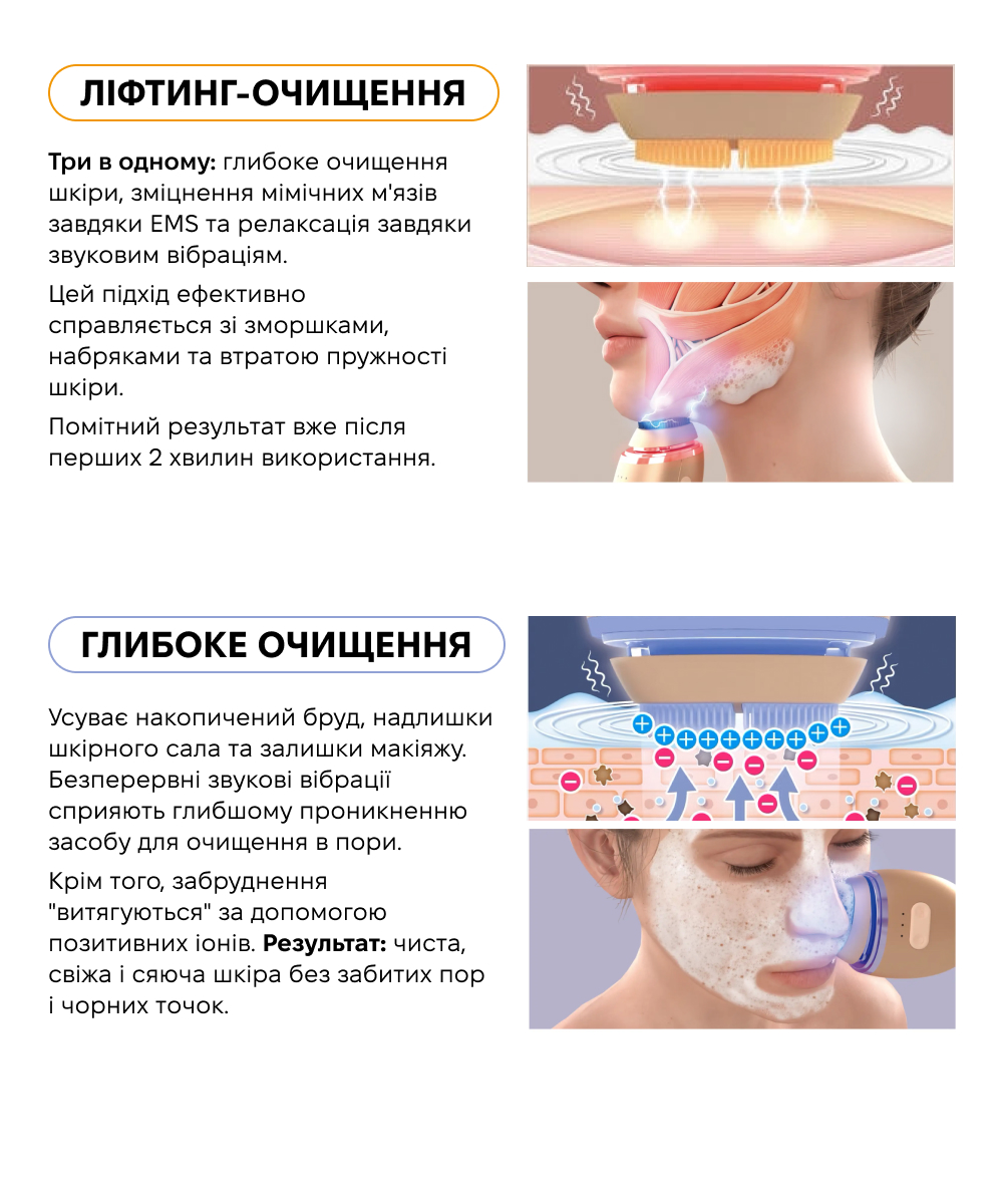 COULEUR LABO Zogankin Ovo - Вибрирующая щеточка для очищения и EMS лифтинга