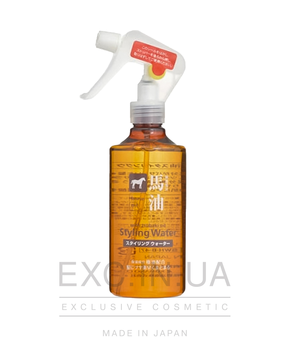 Kumano Yushi Horse Oil Styling Water - Спрей для защиты и укладки волос