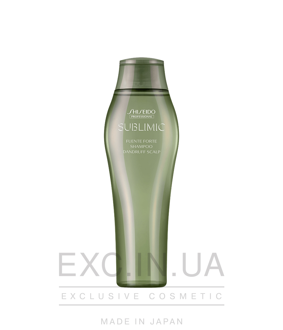 Shiseido Sublimic Fuente Forte Shampoo (Dandruff scalp)  - Восстанавливающий шампунь для сухой чувствительной кожи головы, склонной к появлению перхоти