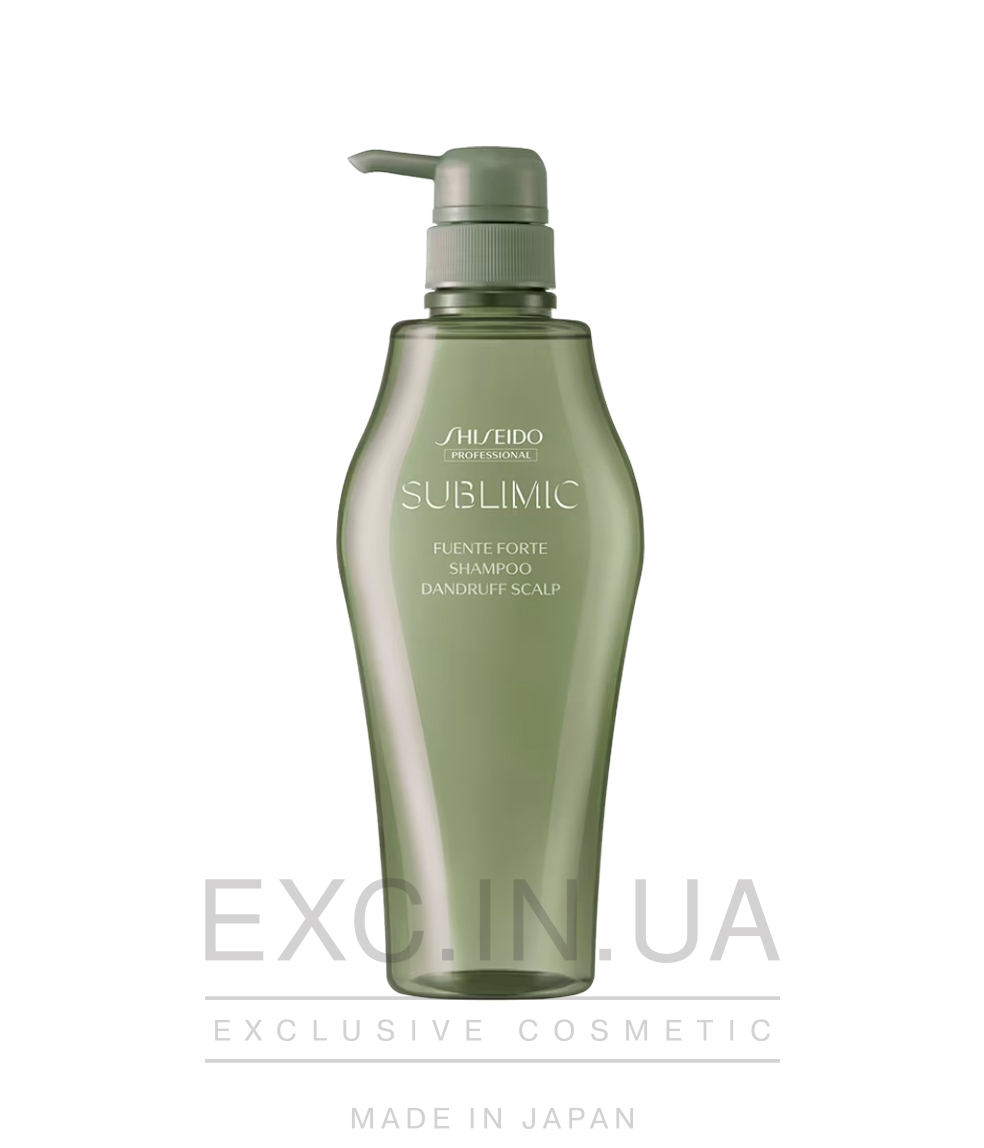 Shiseido Sublimic Fuente Forte Shampoo (Dandruff scalp)  - Восстанавливающий шампунь для сухой чувствительной кожи головы, склонной к появлению перхоти