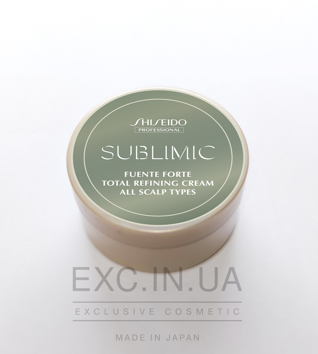 Shiseido Sublimic Fuente Forte Total Refining Cream - SPA-маска для глубокого восстановления, питания и увлажнения для всех типов волос 