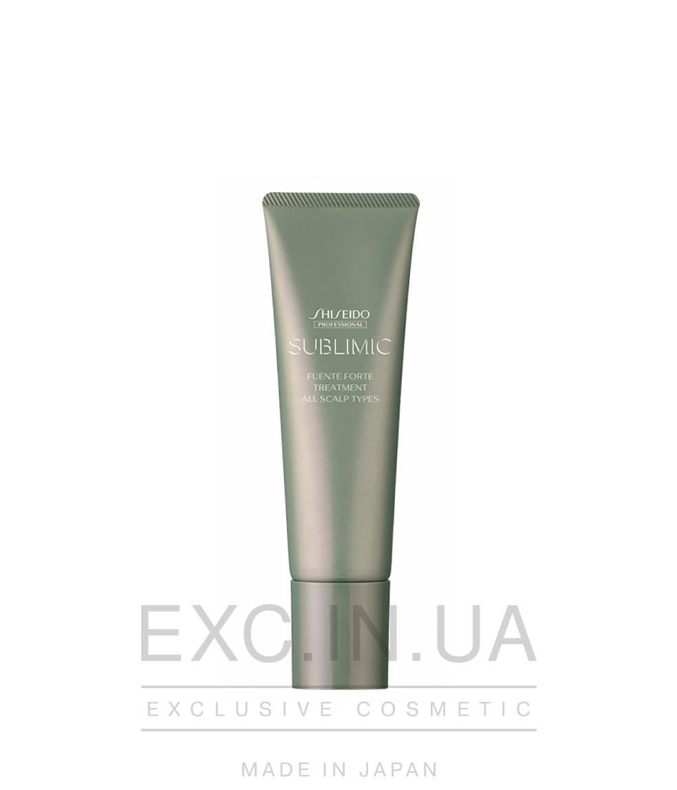 Shiseido Sublimic Fuente Forte Treatment  - Бальзам-маска для лечения кожи головы, укрепления, восстановления и увлажнения всех типов волос