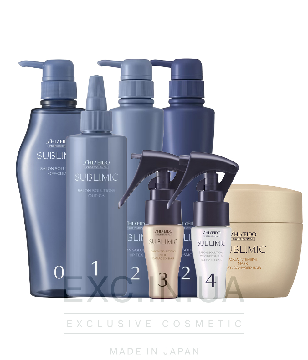 Shiseido Sublimic Hair Reforming Program for Dry Damaged Hair - Программа реконструкции сухих поврежденных волос (60 минут)