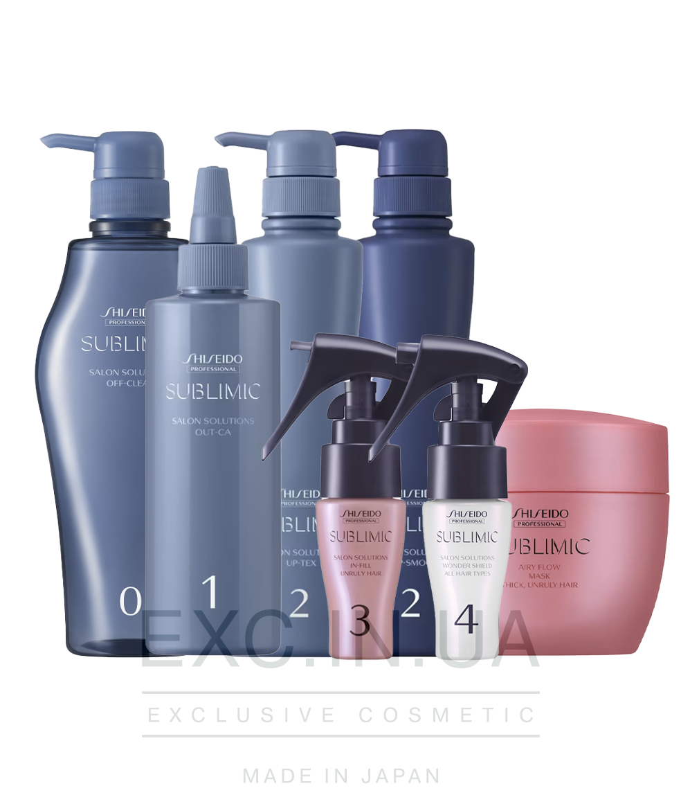 Shiseido Sublimic Hair Reforming Program for Thick Unruly Hair - Программа реконструкции жестких непослушных волос (60 минут)