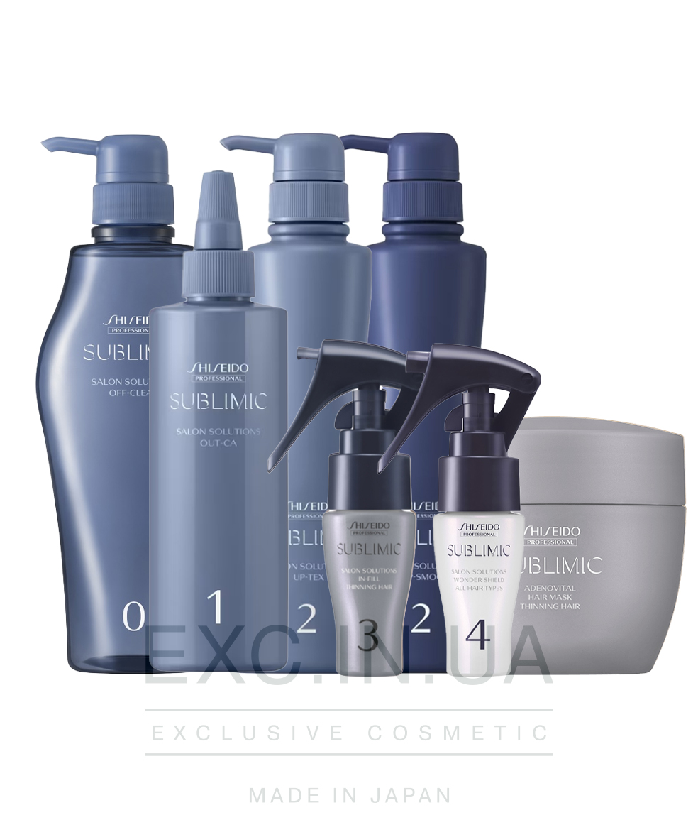 Shiseido Sublimic Hair Reforming Program for Thinning Hair  - Программа реконструкции тонких ослабленных волос (60 минут)