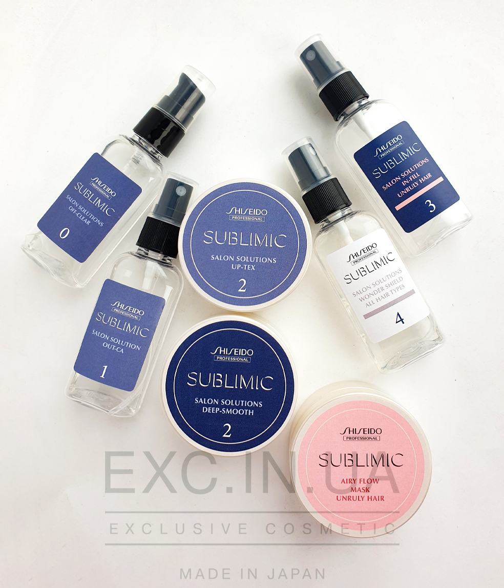 Shiseido Sublimic Hair Reforming Program for Unruly Hair - Программа реконструкции непослушных волос (60 минут)