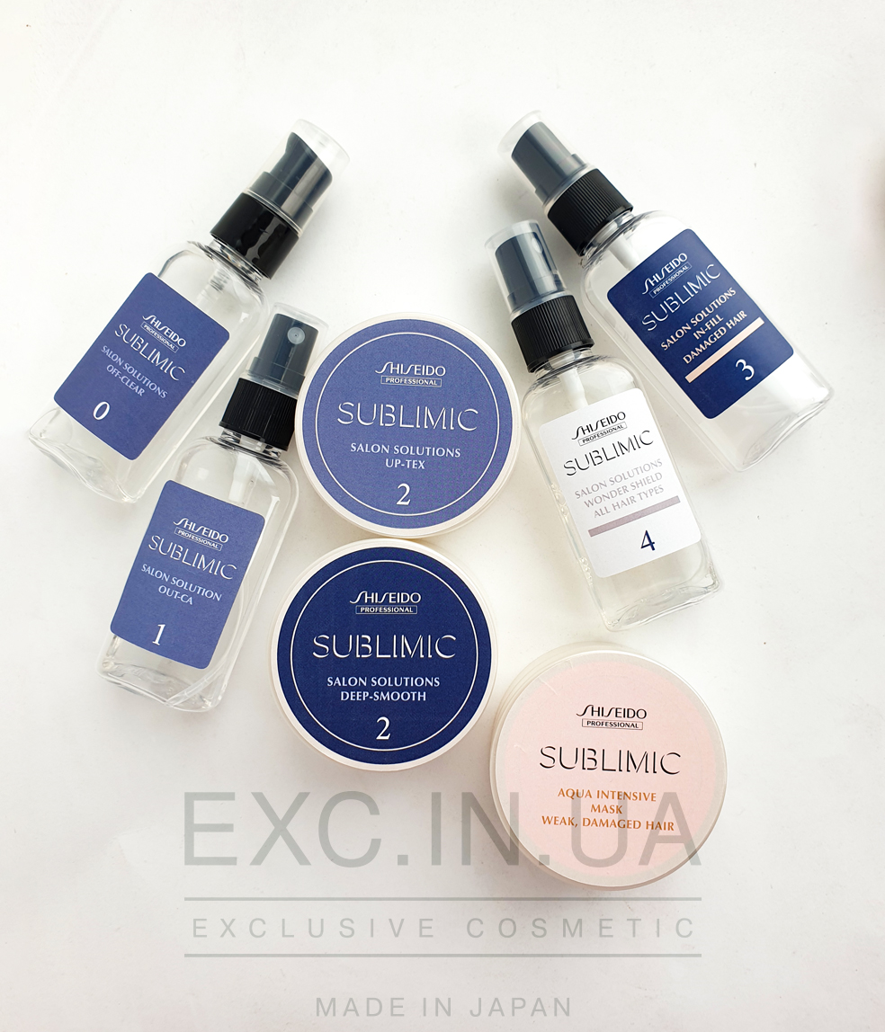 Shiseido Sublimic Hair Reforming Program for Weak Damaged Hair - Программа реконструкции ослабленных и поврежденных волос (60 минут)