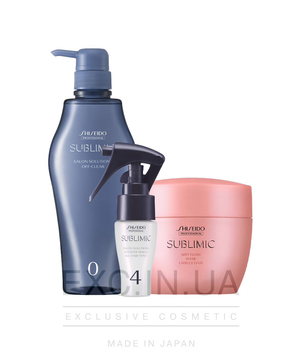 Shiseido Sublimic Hair Shielding Program for Unruly Hair - Программа для защиты непослушных волос от внешних факторов