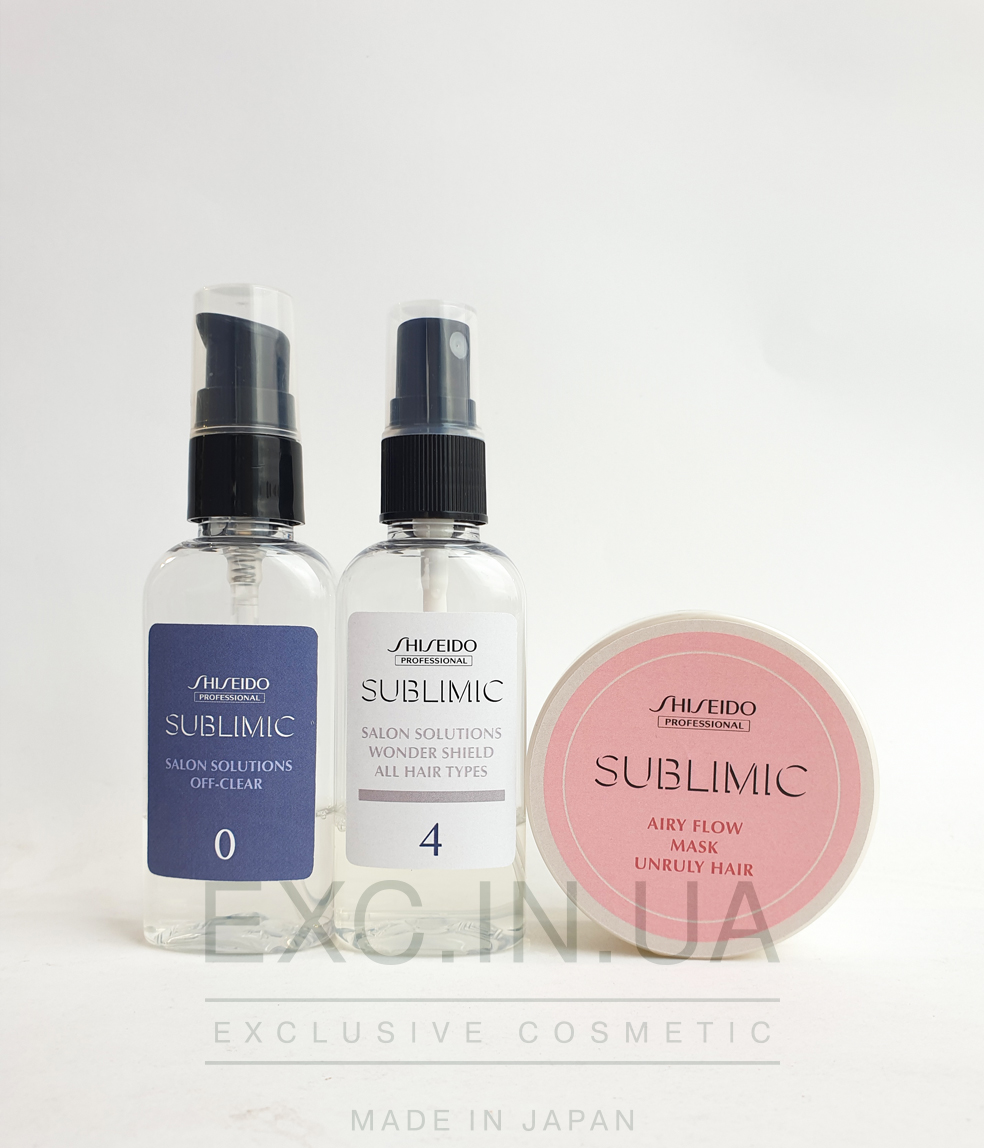 Shiseido Sublimic Hair Shielding Program for Unruly Hair - Программа для защиты непослушных волос от внешних факторов