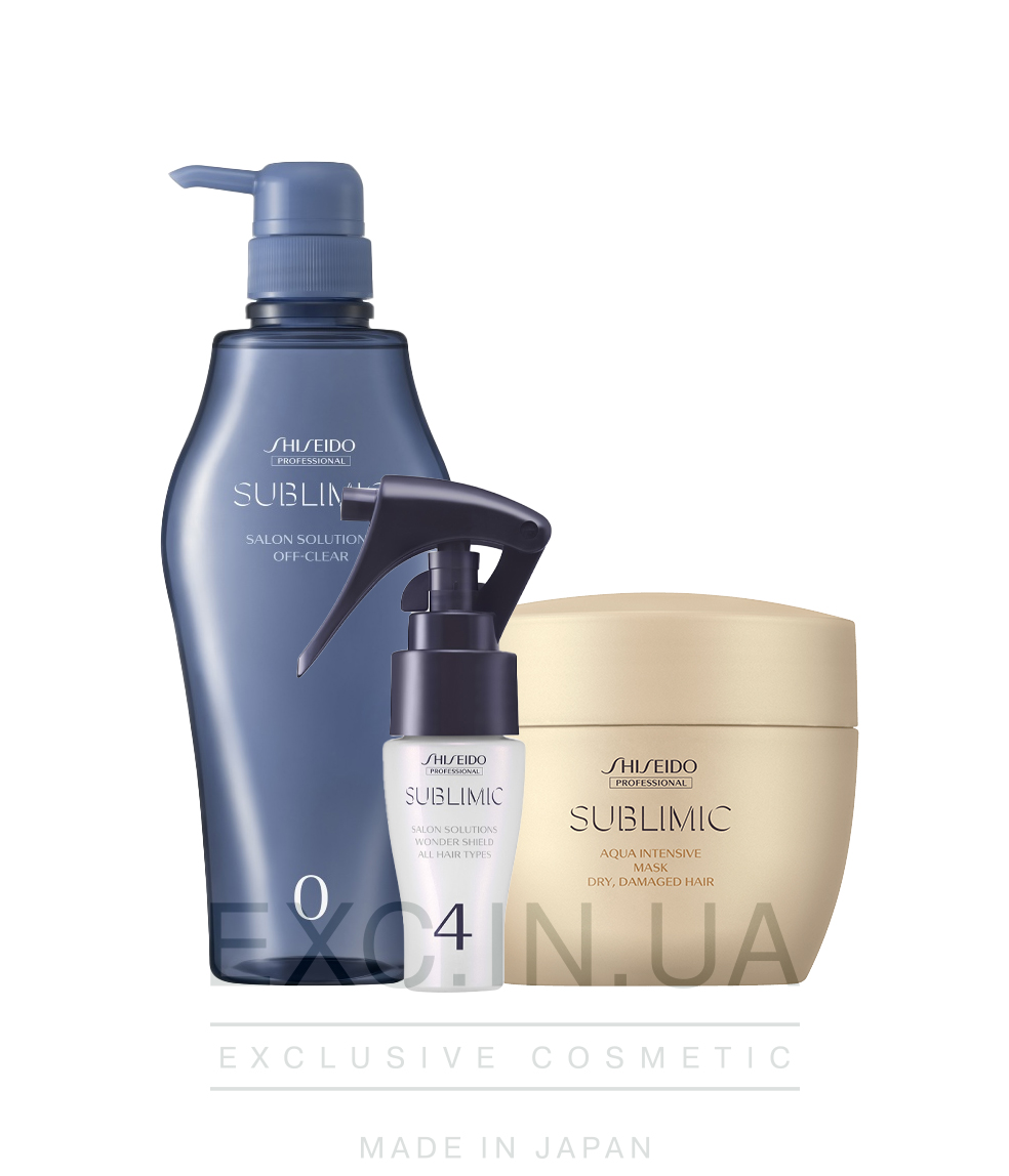 Shiseido Sublimic Hair Shielding Program for Dry Damaged Hair - Программа для защиты окрашенных волос от внешних факторов