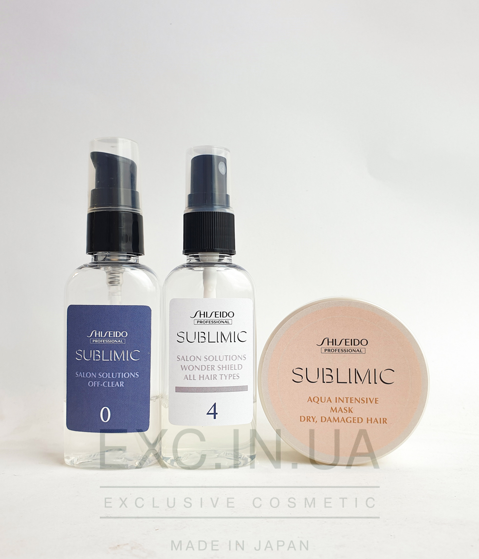 Shiseido Sublimic Hair Shielding Program for Dry Damaged Hair - Программа для защиты окрашенных волос от внешних факторов