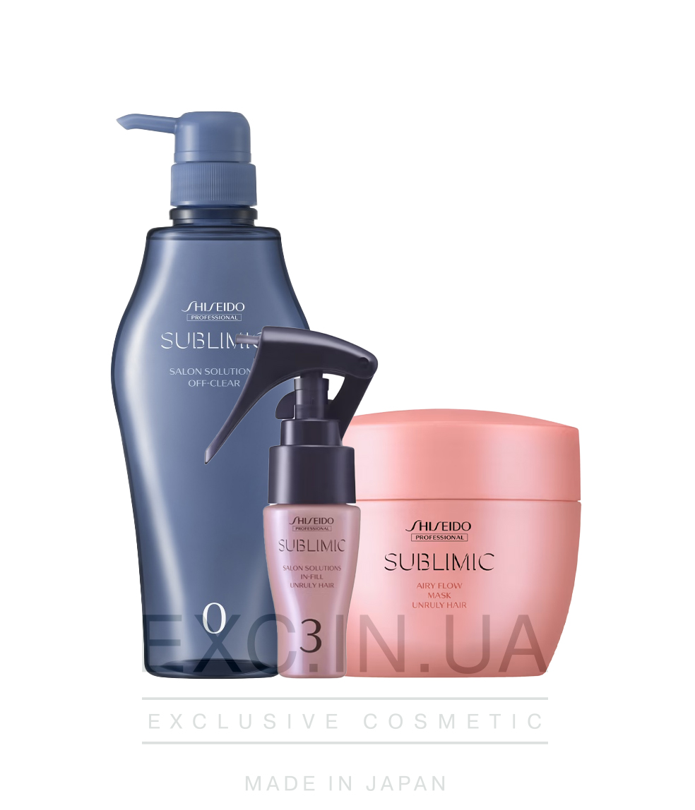 Shiseido Sublimic Hair Target Solution Program for Unruly Hair - Восстанавливающая SPA-процедура для непослушных волос (15 минут)