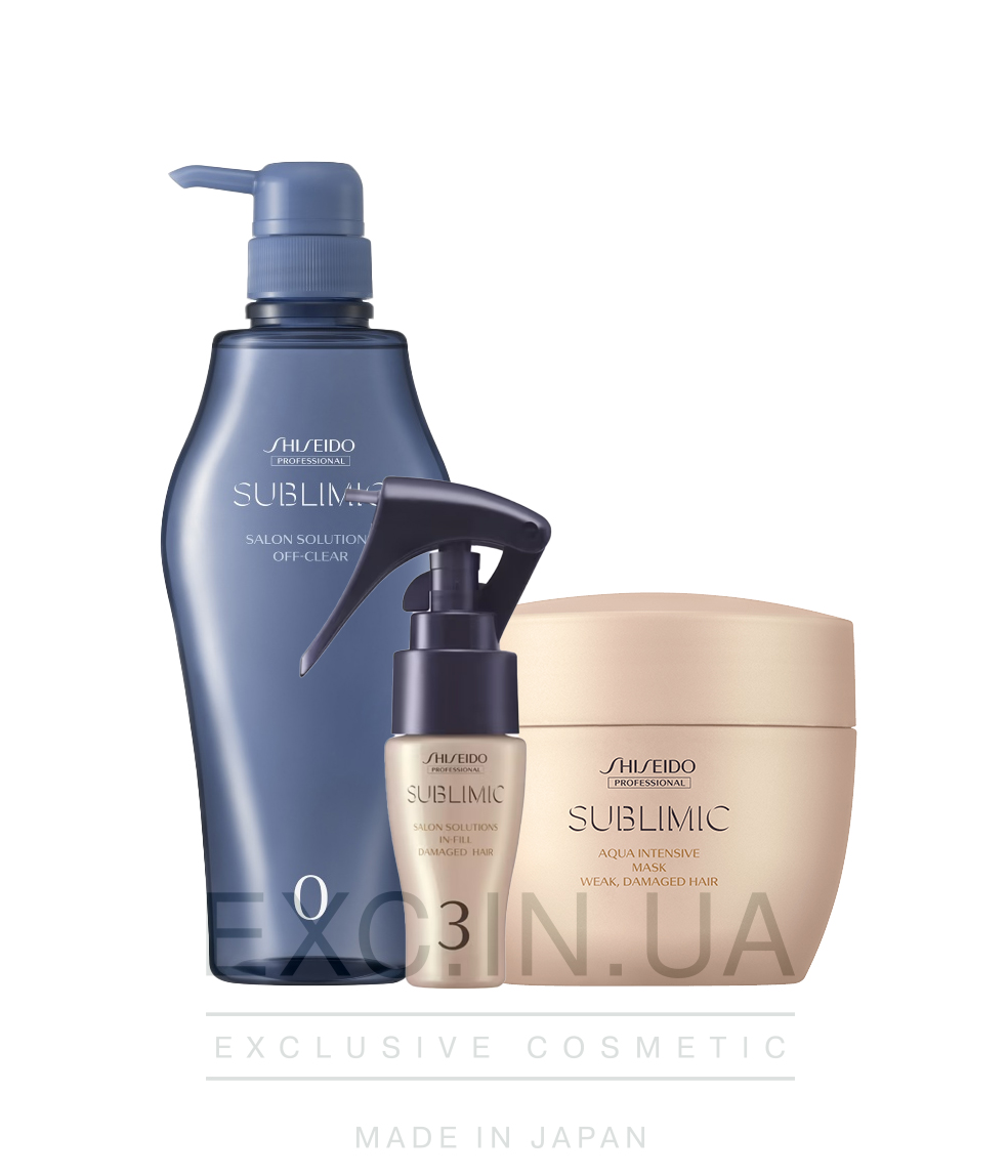 Shiseido Sublimic Hair Target Solution Program for Weak Damaged Hair - Восстанавливающая SPA-процедура для ослабленных и поврежденных волос (15 минут)