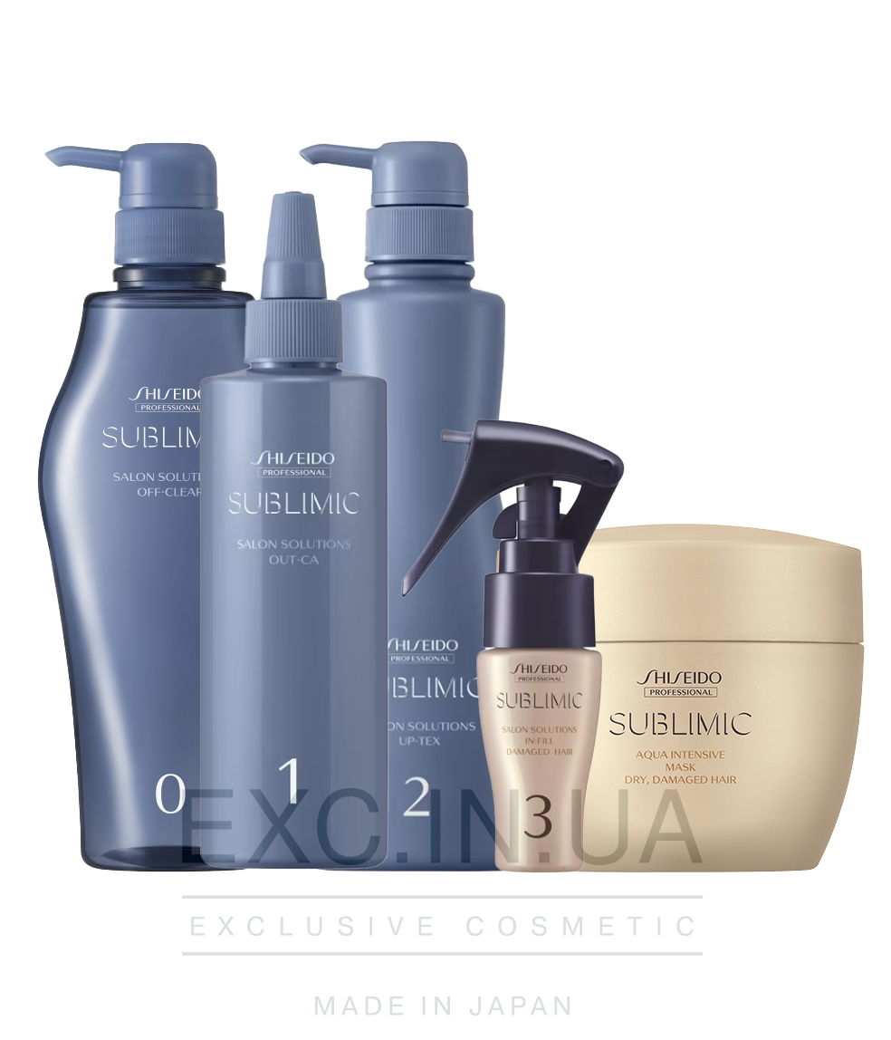 Shiseido Sublimic Intensive Hair Repair Program for Dry Damaged Hair - Восстанавливающая SPA-процедура для сухих поврежденных волос (30 минут)