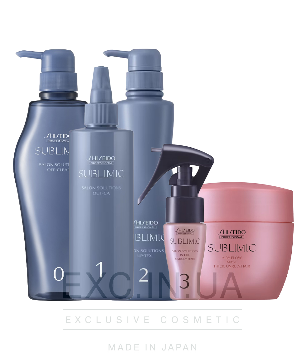 Shiseido Sublimic Intensive Hair Repair Program for Thick Unruly Hair - Восстанавливающая SPA-процедура для жестких непослушных волос (30 минут)