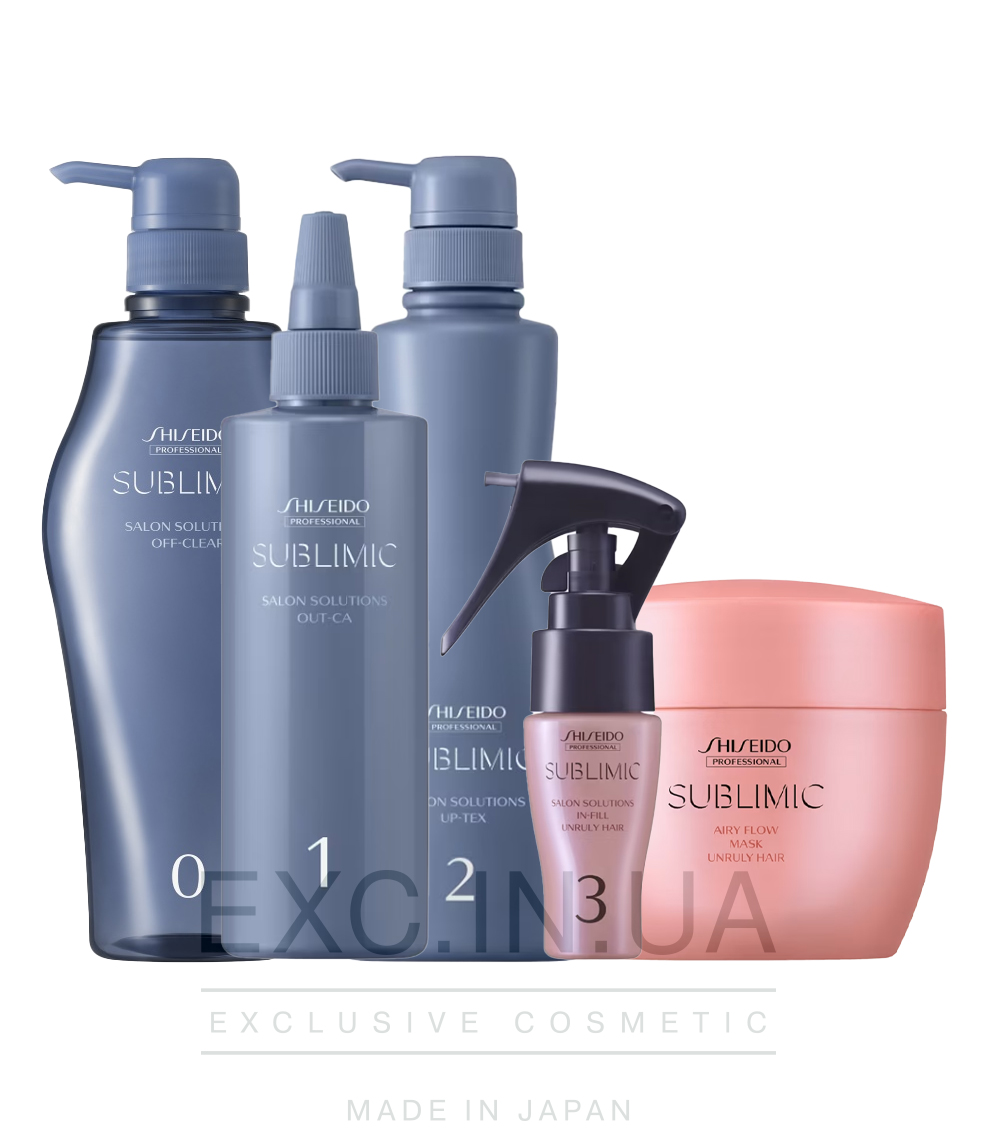 Shiseido Sublimic Intensive Hair Repair Program for Unruly Hair - Восстанавливающая SPA-процедура для непослушных волос (30 минут)