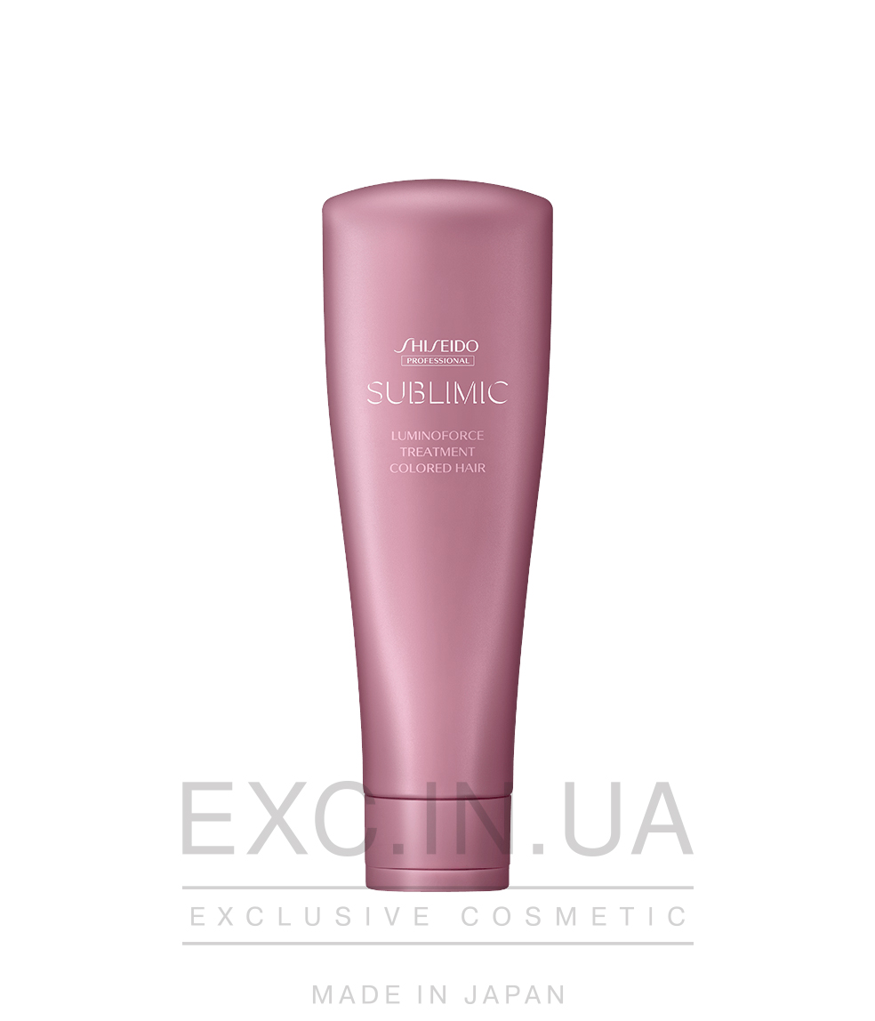 Shiseido Sublimic Luminoforce Treatment - Маска для восстановления и защиты окрашенных волос