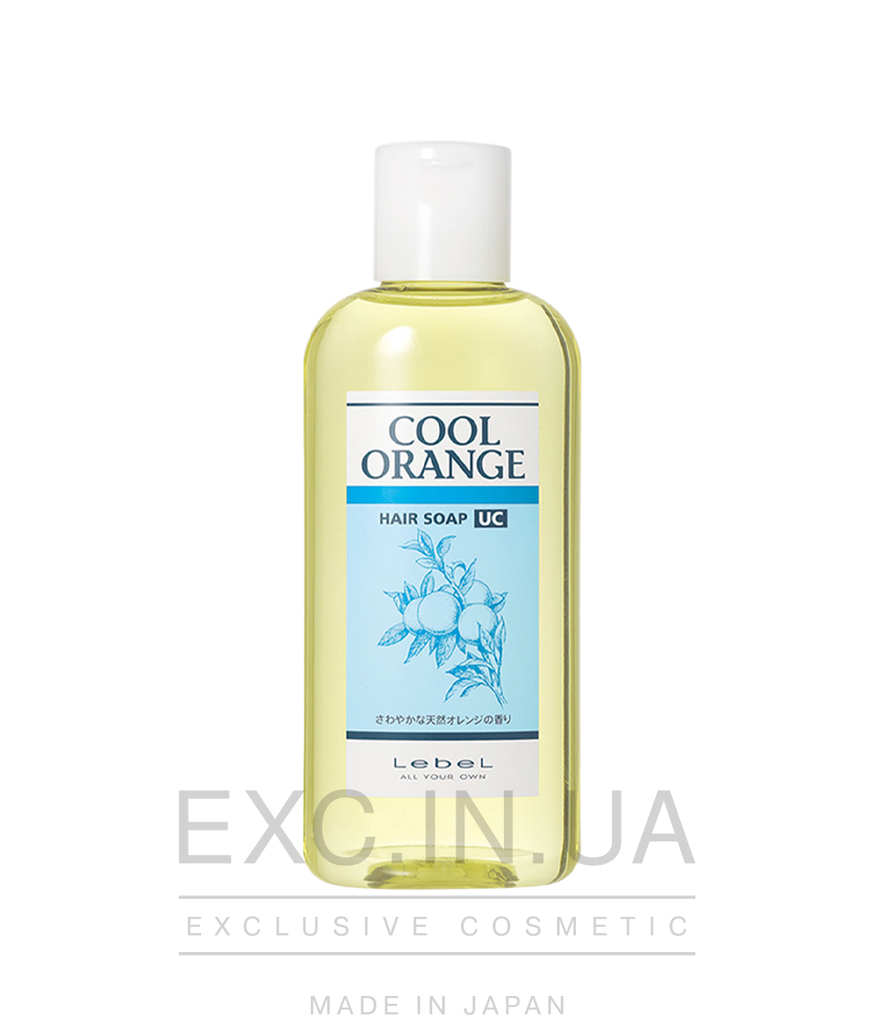 Lebel Cool Orange UC Hair Soap - Шампунь против выпадения волос Ультрахолодный апельсин