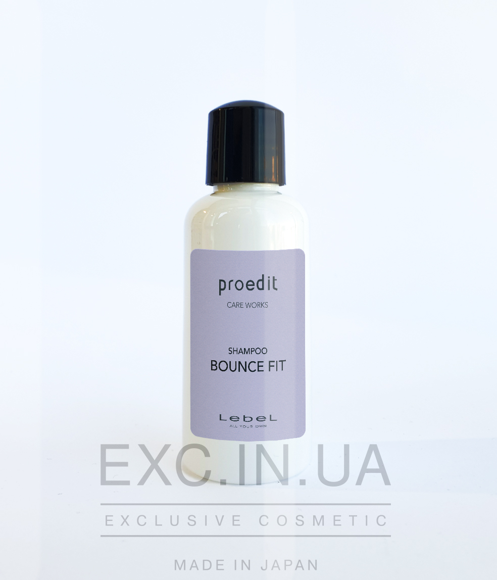 Lebel Proedit Bounce Fit Shampoo - Восстанавливающий шампунь для поврежденных волос