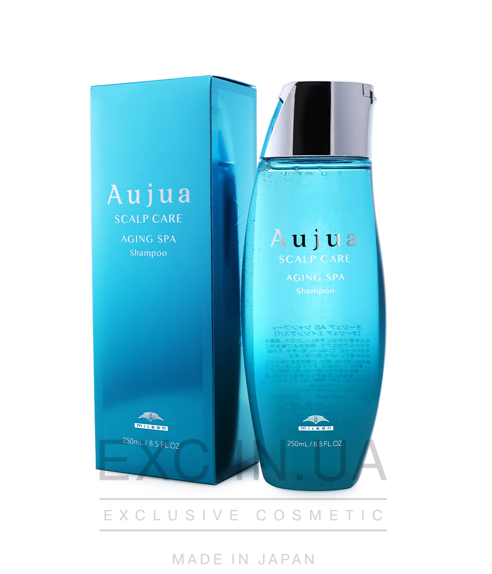 Milbon Aujua Aging Spa Shampoo - Шампунь для придания объёма с антивозрастным действием