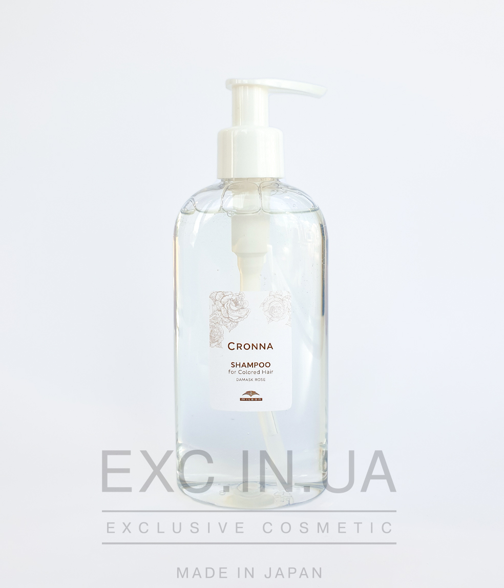 Milbon Cronna Shampoo (damask rose) - Восстанавливающий шампунь для окрашенных волос