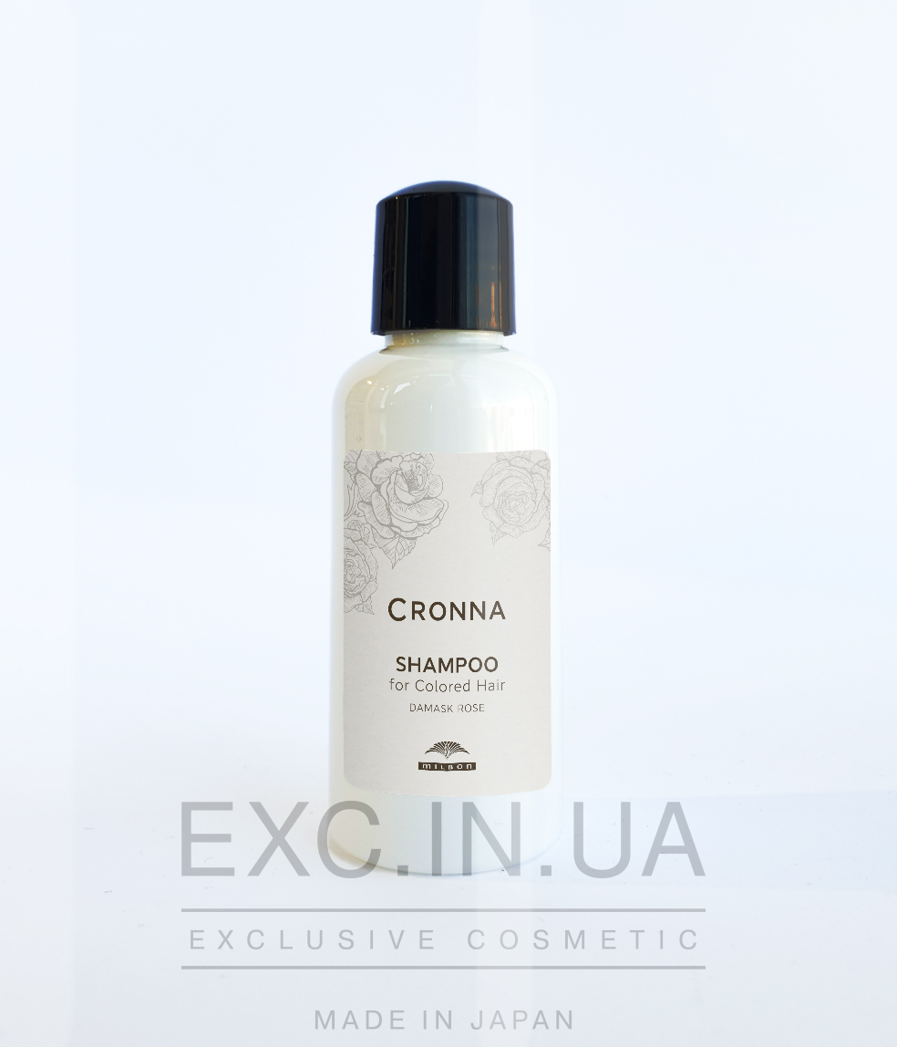 Milbon Cronna Shampoo (damask rose) - Восстанавливающий шампунь для окрашенных волос