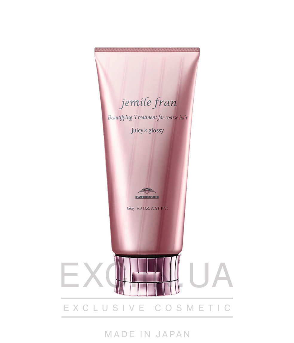 Milbon Jemile Fran Treatment Juicy+Glossy - Бальзам для восстановления жестких волос