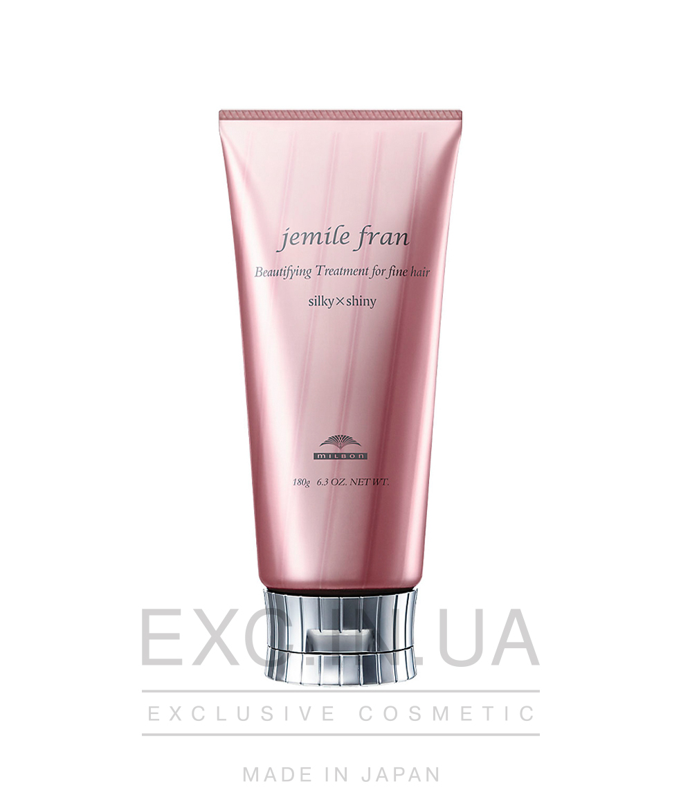 Milbon Jemile Fran Treatment Silky+Shiny - Бальзам для восстановления тонких волос