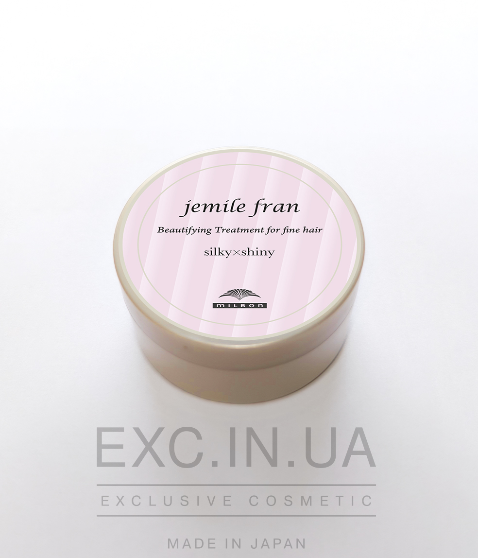 Milbon Jemile Fran Treatment Silky+Shiny - Бальзам для восстановления тонких волос