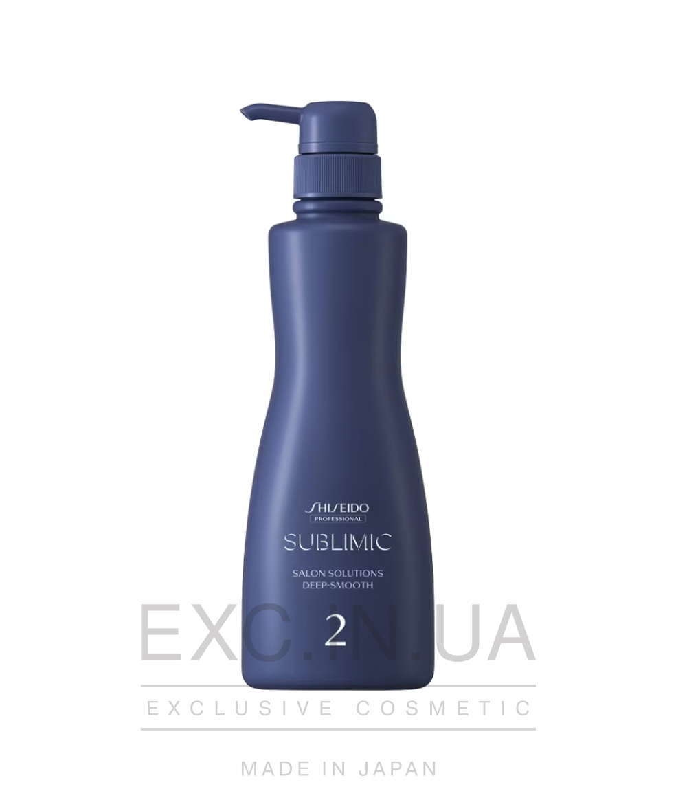 Shiseido Sublimic Salon Solution Deep Smooth - 2-й компонент салонной процедуры Shiseido. Восстанавливающий крем